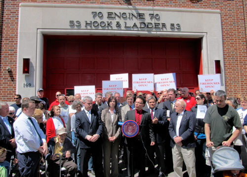 Ladder 53 may face closure again
