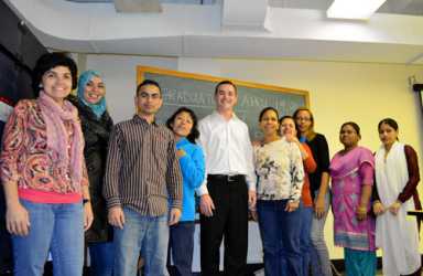 “We are New York” conversation group holds last class