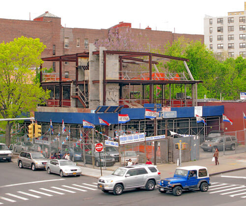 Rickety addition coming down in Pelham Parkway