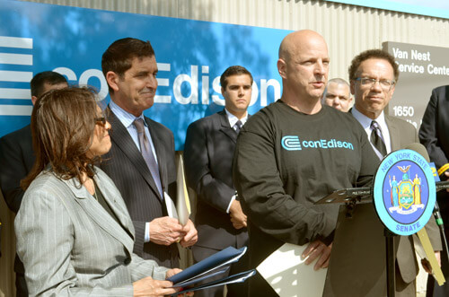 Con Edison worker in Van Nest honored for heroic deeds during fire at 726 Van Nest avenue in April