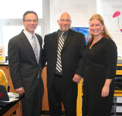 Vacca donates two science carts to Van Nest Academy