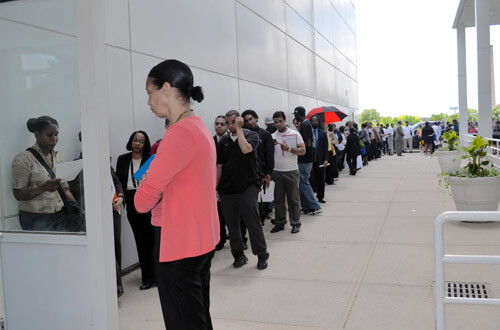 Borough job fair draws thousands