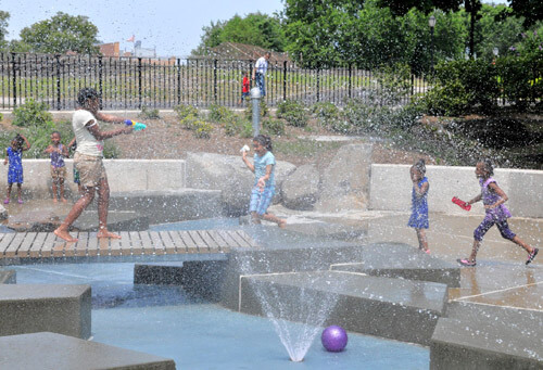 Two renovated playgrounds making splash in Tremont