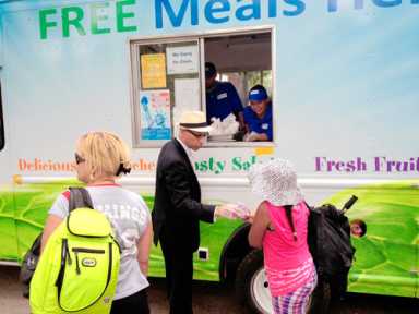 Annual summer meals program now underway at Orchard Beach