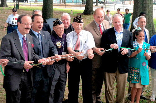 Damaged and broken, a war memorial grove comes back to life