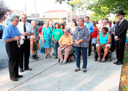 Vigil remembers Evelyn Shapiro as questions on housing safety surface