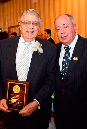 MP Italian food vendor honored at Bronx Columbus Day Parade Dinner Dance