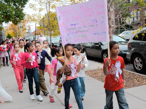 Soundview students walk the distance to fight cancer