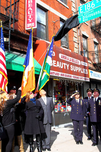 Beloved 48th Pct. cop memorialized with street renaming