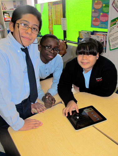 Bronx Academy charter school developing ideas for educational smart phone apps