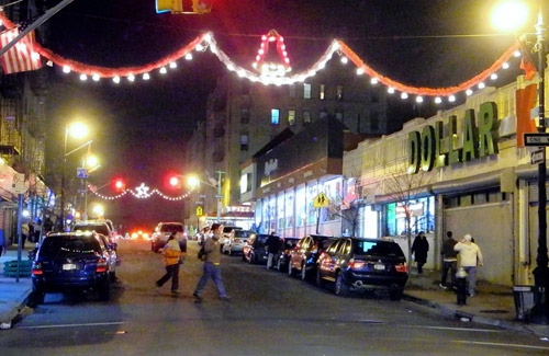 Lydig Ave. Lights Up