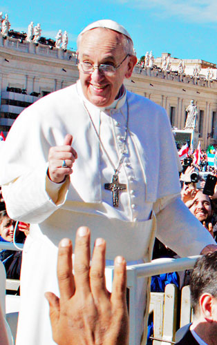 Bronx ushers in new pope