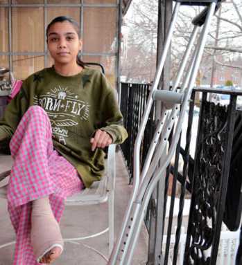 Her life shattered by hit-run