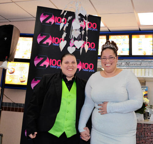 Valentine’s lovebirds wed at White Castle