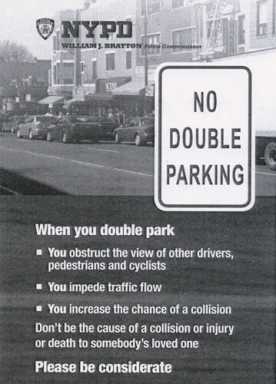 Boro cops cracking down on double-parkers