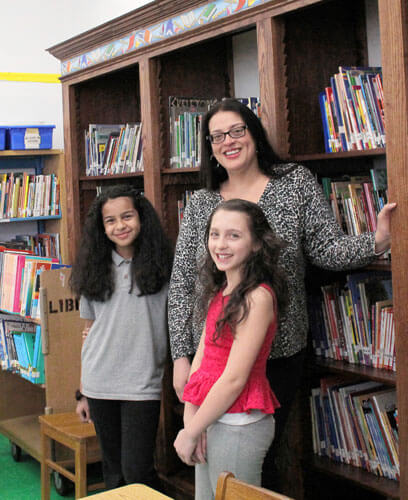 This school library lucks out with 250G grant