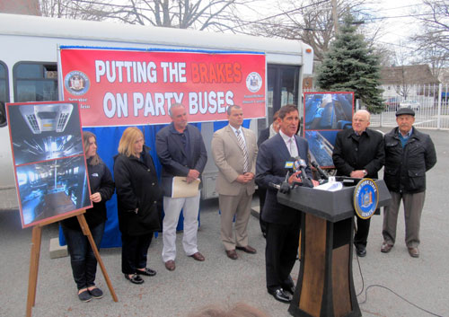 Senator Jeff Klein, Assemblyman Marcos Crespo sponsor bill to stop “Party Bus” underage drinking