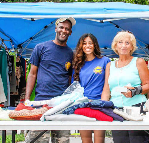 Flea market held on Allereton Avenue