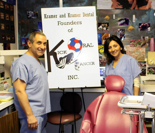 Husband-wife team Kicking Oral Cancer