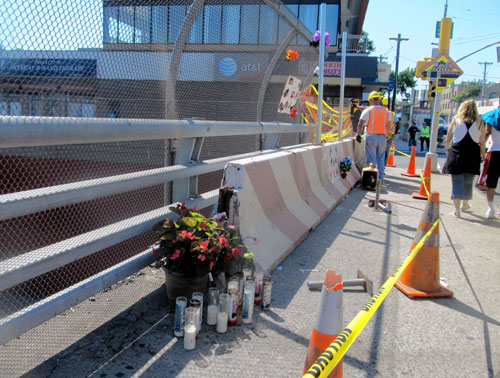 Man dies after his car careens down 23 feet from overpass onto Bruckner Expressway|Man dies after his car careens down 23 feet from overpass onto Bruckner Expressway|Man dies after his car careens down 23 feet from overpass onto Bruckner Expressway