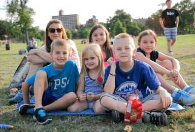Outdoor concert in Pelham Bay Park
