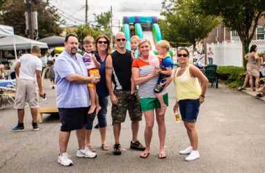 End-of-summer block party|End-of-summer block party