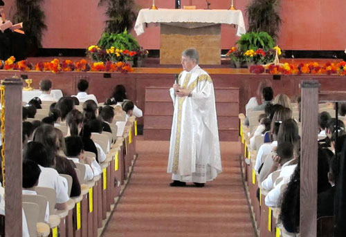 The Mass of the Holy Spirit was celebrated at St. Raymond Elementary School