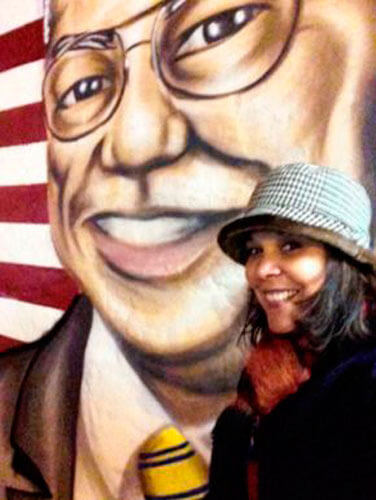 Powell mural unveiled in Allerton