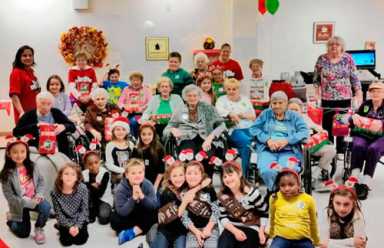 Villa Maria Academy and Jeanne Jugan participate in Operation Christmas Child