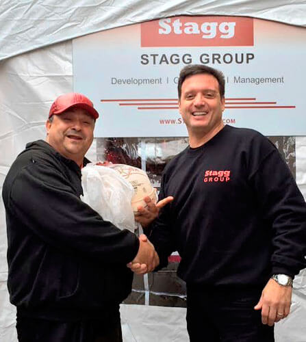 Stagg Group donates turkeys to residents