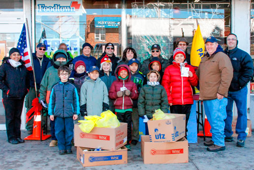 Cub Scout Pack 162 collects food for the needy|Cub Scout Pack 162 collects food for the needy