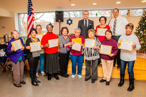 R.A.I.N. Senior Center computer class graduation