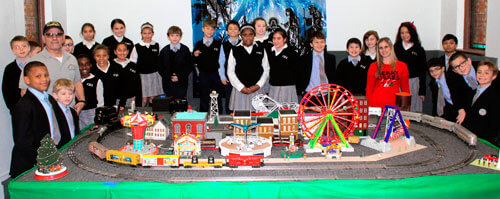 Holiday train display awes Villa Maria students|Holiday train display awes Villa Maria students