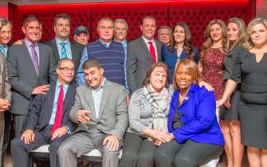 Gjonaj hosts holiday party