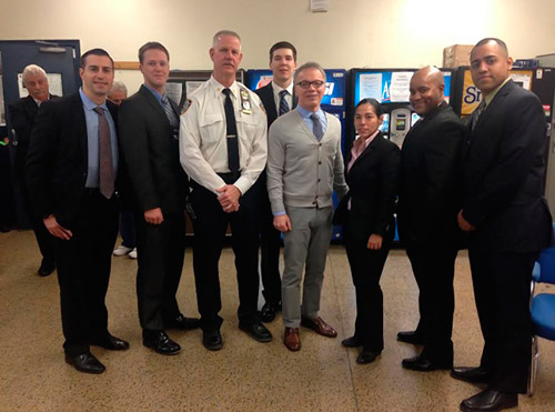 Vacca welcomes new 45th Precinct officers