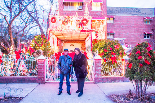 Throggs Neck couple decks their home in Christmas lights