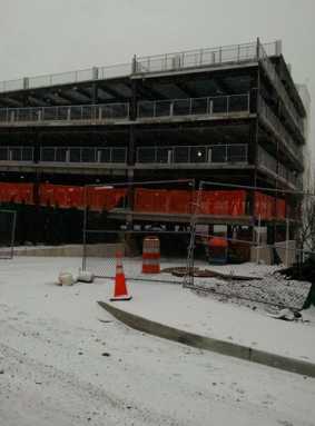 Hutch Metro Center building new garage