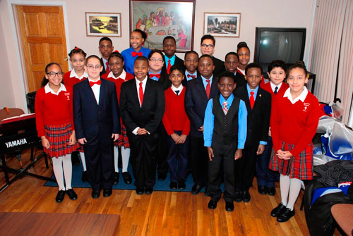 Students from ICS celebrate MLK Day