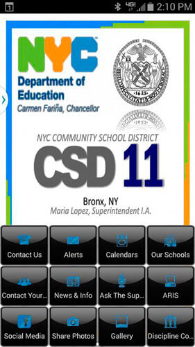 Community School District 11 launches mobile app