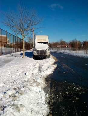 Trucks still parking illegally