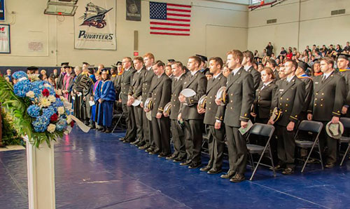 SUNY Maritime students graduate