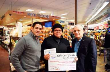 C-Town Sweepstakes Winner takes home $2000 gift certificate