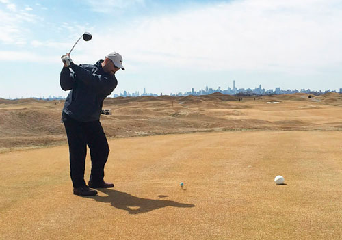 Diaz at Trump Golf Links