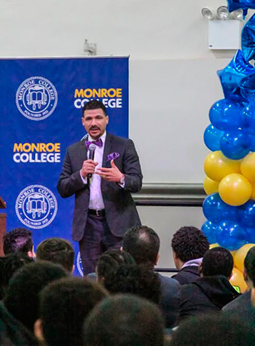 Male empowerment event held at Monroe College|Male empowerment event held at Monroe College