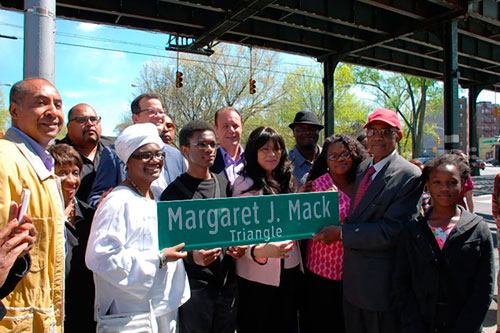 Street named for activist, Margaret Mack
