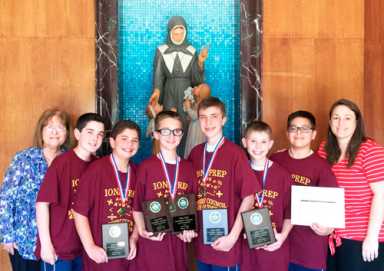 Villa Maria Academy 7th graders take home top honors at Iona Preparatory Mathematics Olympics
