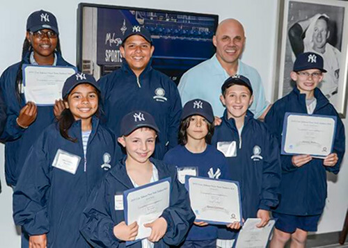 Yankee Stadium honors 2015 Con Ed Yankee Kids