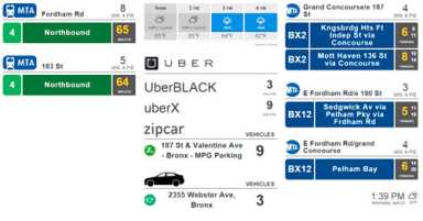TransitScreen introduces transit display, announced partnership