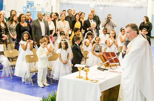 First Holy Communion Mass at Villa Maria