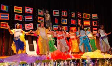 Multicultural performance held at New World HS|Multicultural performance held at New World HS
